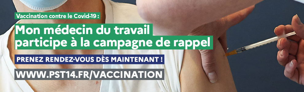 Rappel vaccinal covid-19 Prévention Santé Travail Calvados
